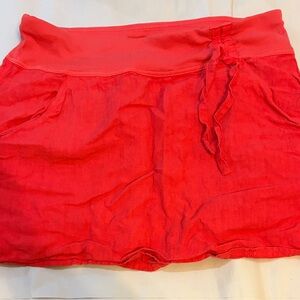 Athena XL Vibrant Red Mini Skirt